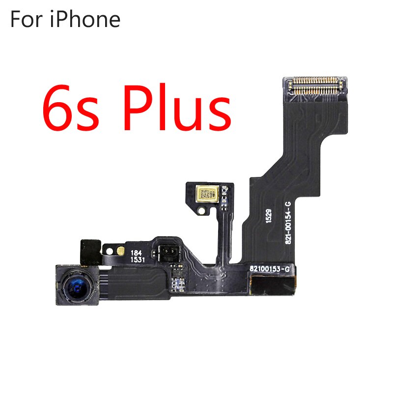 Mały przedni aparat dla iPhone 6 6s 7 8 Plus 5S SE 2020 czujnik zbliżeniowy twarz przednia kamera Flex Cable telefon naprawa części: 6S Plus