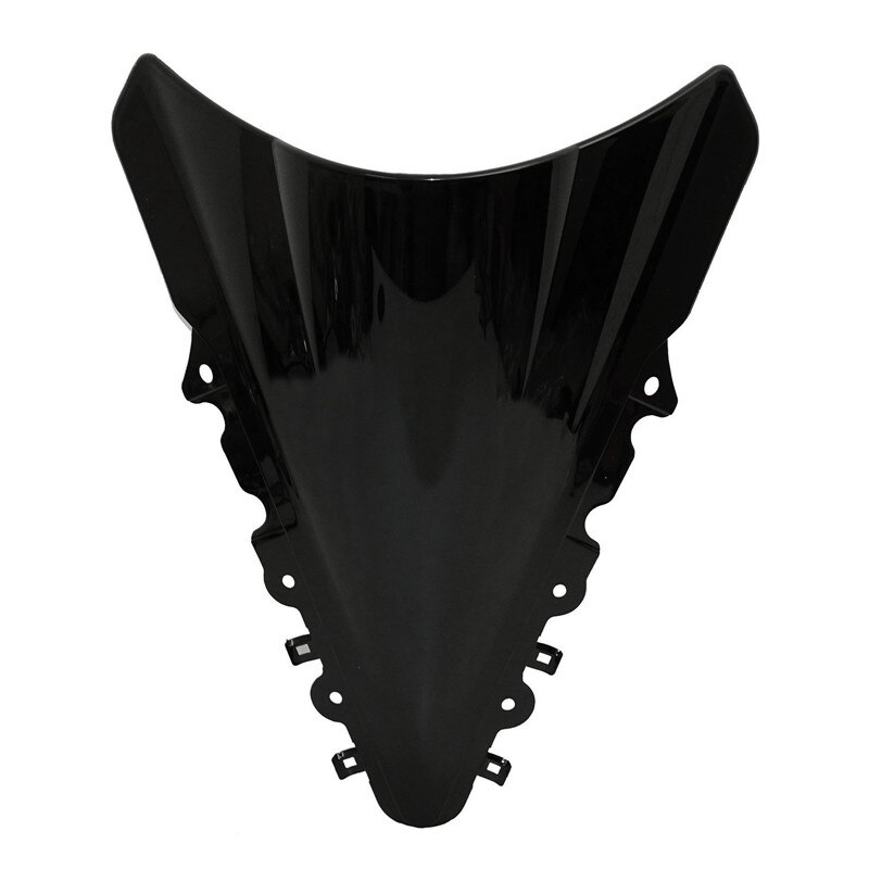 Motorrad Windschutzscheibe Für Yamaha YZF R15 V2 Double Bubble Windschutz Schild Bildschirm: Black