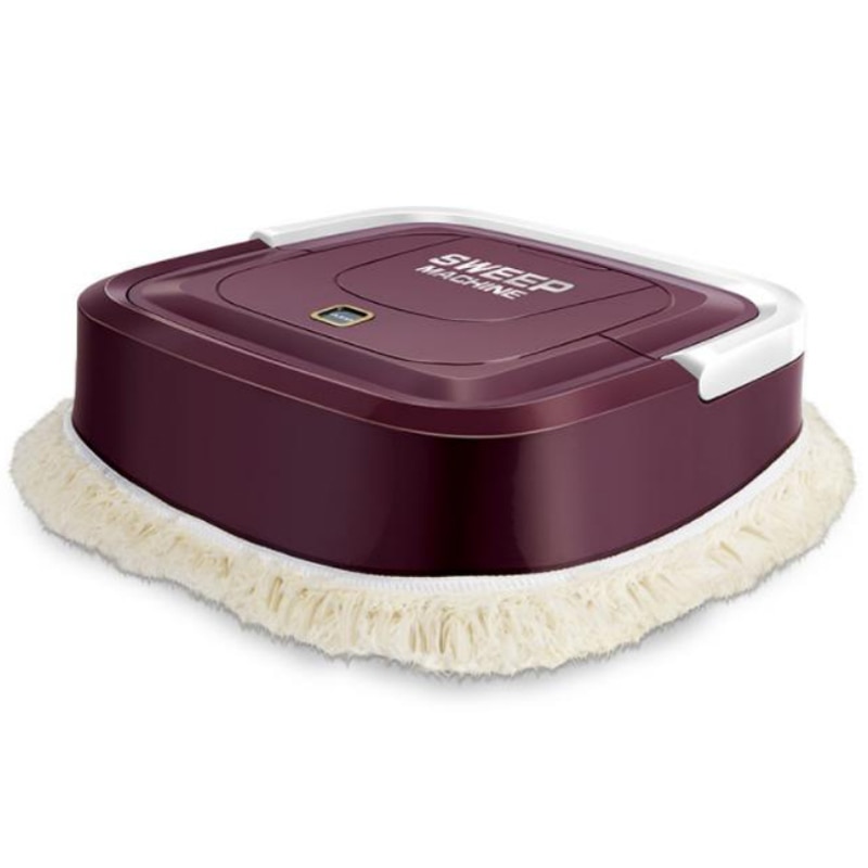 Automatic Smart Robot Vacuum Cleaner Floor Electric Mop Machine Sweeper for Home Purple