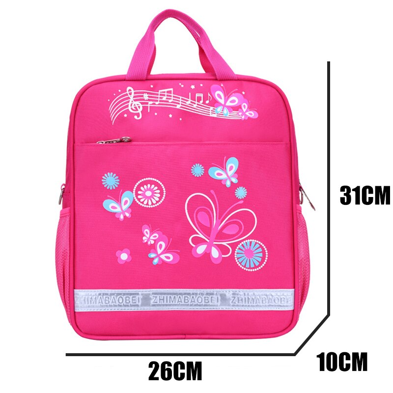 School Bags For Girls Cute Cartoon Children's Backpack Orthopedic Schoolbag Big Capacity School Backpack School Girl Bag: rose