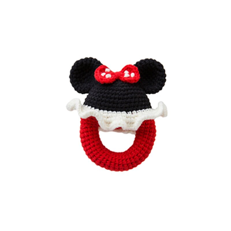 1pc Baby Teether bezpieczne drewniane zabawki mobilne wózek szopka pierścień DIY szydełka grzechotka bransoletka gryzak zestaw produkt dla dzieci nie finishe: Ciemny Khaki
