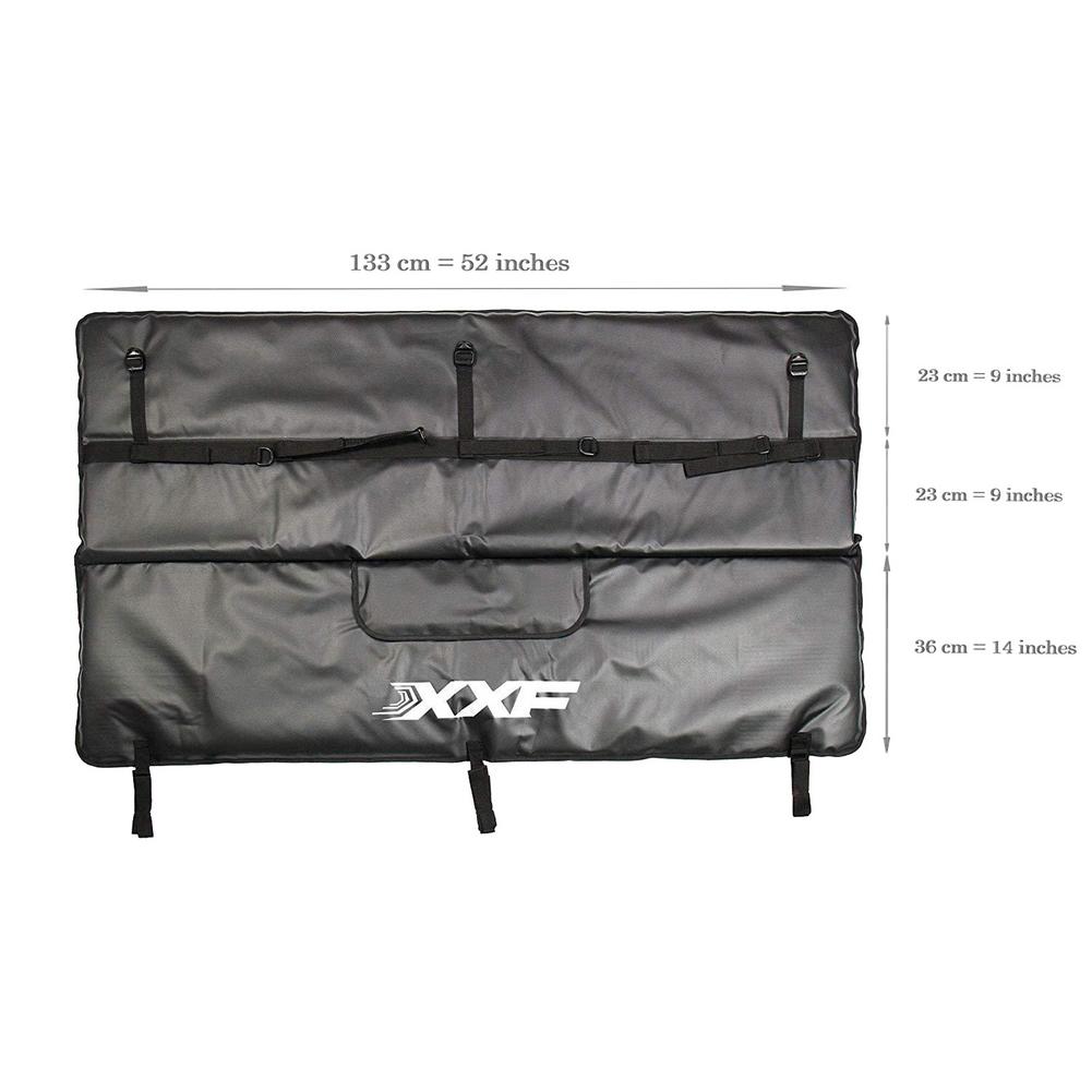 Pickup Tailgate Cushion Bicycle Rear Fixed Protective Tail Pad Rear Tailgate Cushion Belt Tool Bag Mountain Bike Transport