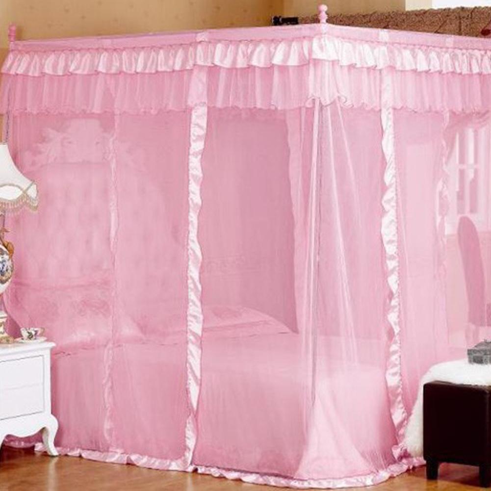 Luxury Princess Three-Openings Mosquito Bed Curtain Canopy Palace Top Mosquito Net Bedroom Supplies