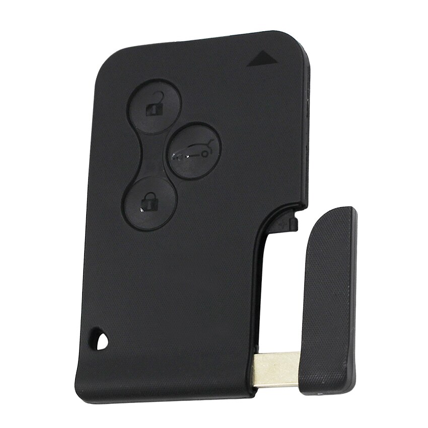 3 button smart remote key shell for Renault Megane Scenic Clio with buckle detachable with small insert key