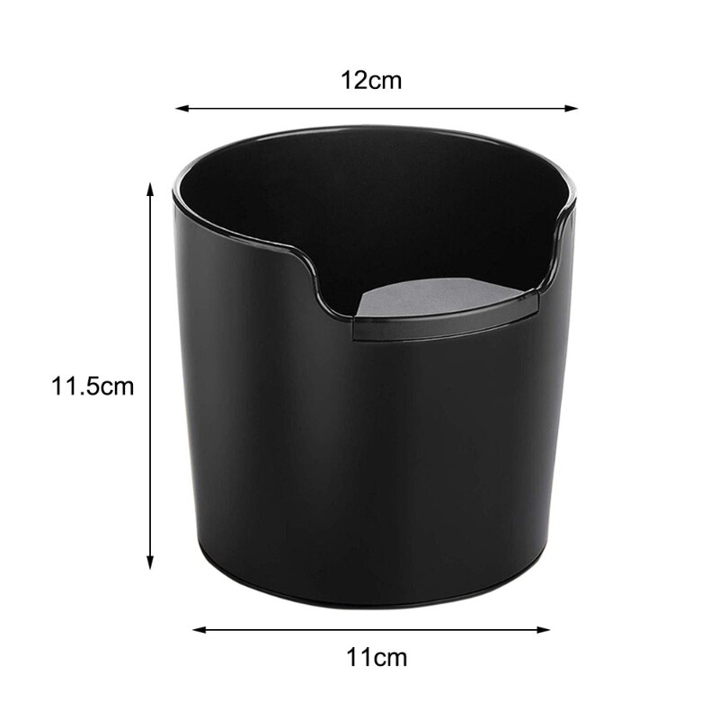 Coffee Knock Box Anti-slip Espresso Dump Bin Grind Waste Bin Recycling Waste Storage Easy Clean Bar Cafe Accessories