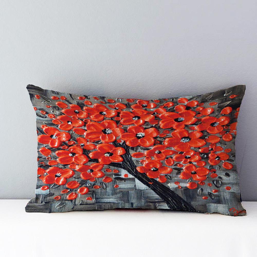 30*50cm Rectangle Pillow Cushion Case Toss Pillowcase Hidden Zipper Closure Soft Pillowcases Home Bed Ornament B1: I