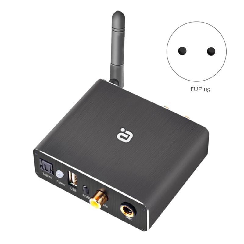 Dac-decoder-adapter bluetooth 5.0- empfänger audioverstärker usb-player optischer koaxial-analog-wandler (eu-stecker)