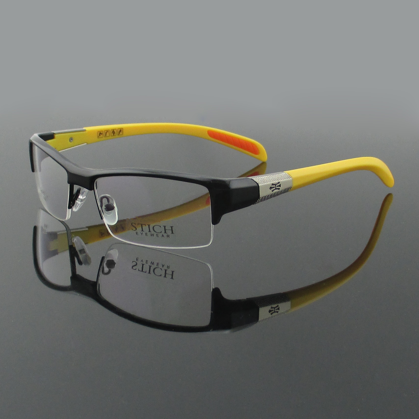 Vazrobe Sport Glazen Frame Mannen TR90 Brillen Brillen Voor Recept Ultra Licht Mode Lenzenvloeistof Niet Overslaan Eyewear