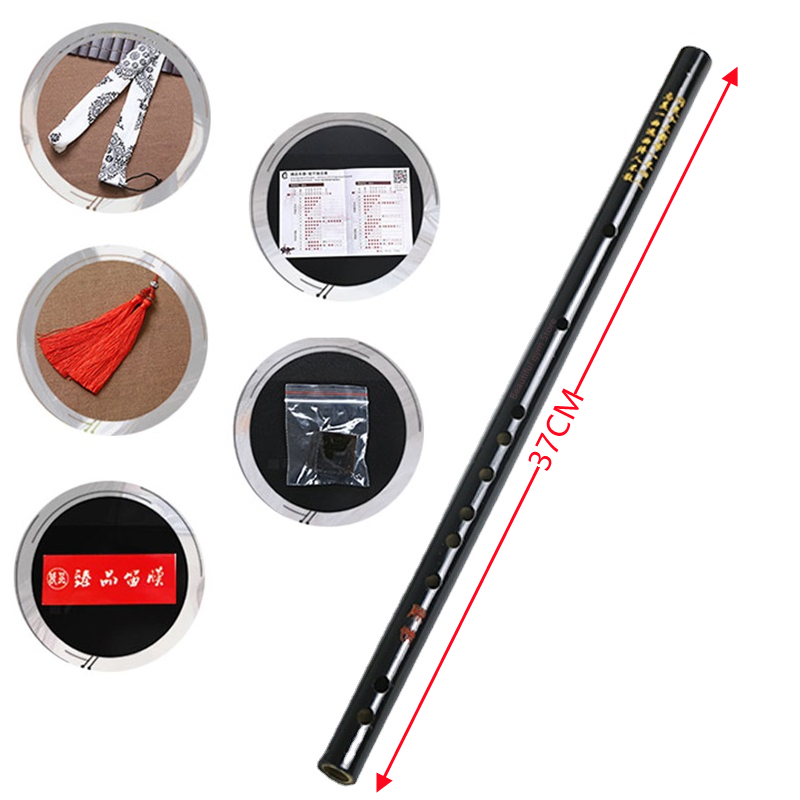 Bamboo Flute Woodwind Musical Instruments C D E F G Key Chinese Dizi Transversal Flauta: plum