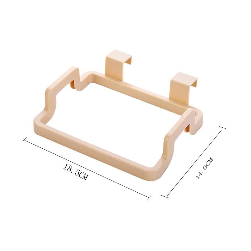 Kitchen Cupboard Back Trash Bag Trash Rack Portable Hanging Trash Rubbish Bag Storage Rack Holder Kitchen Garbage Cabinet Tools