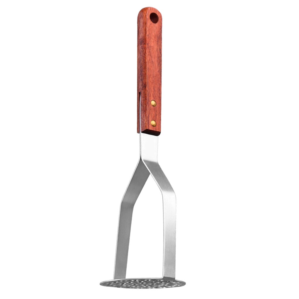 Tłuczek robić ziemniaków prasa ręczna warzyw rozdrabniacz robić owoców szlifierka ze stali nierdzewnej drewniany uchwyt przyrząd kuchenny