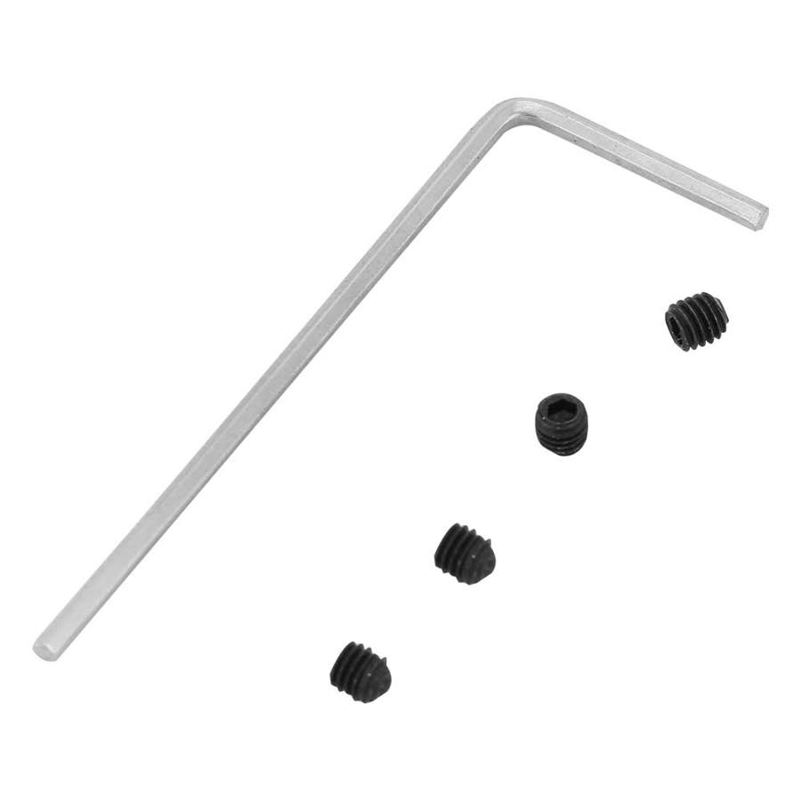 2pcs M3 Rigid Flange Coupling Motor Shaft Coupler Connector ID 6mm OD 10mm Coupling Guide Shaft Bracket with Hex Wrench 4