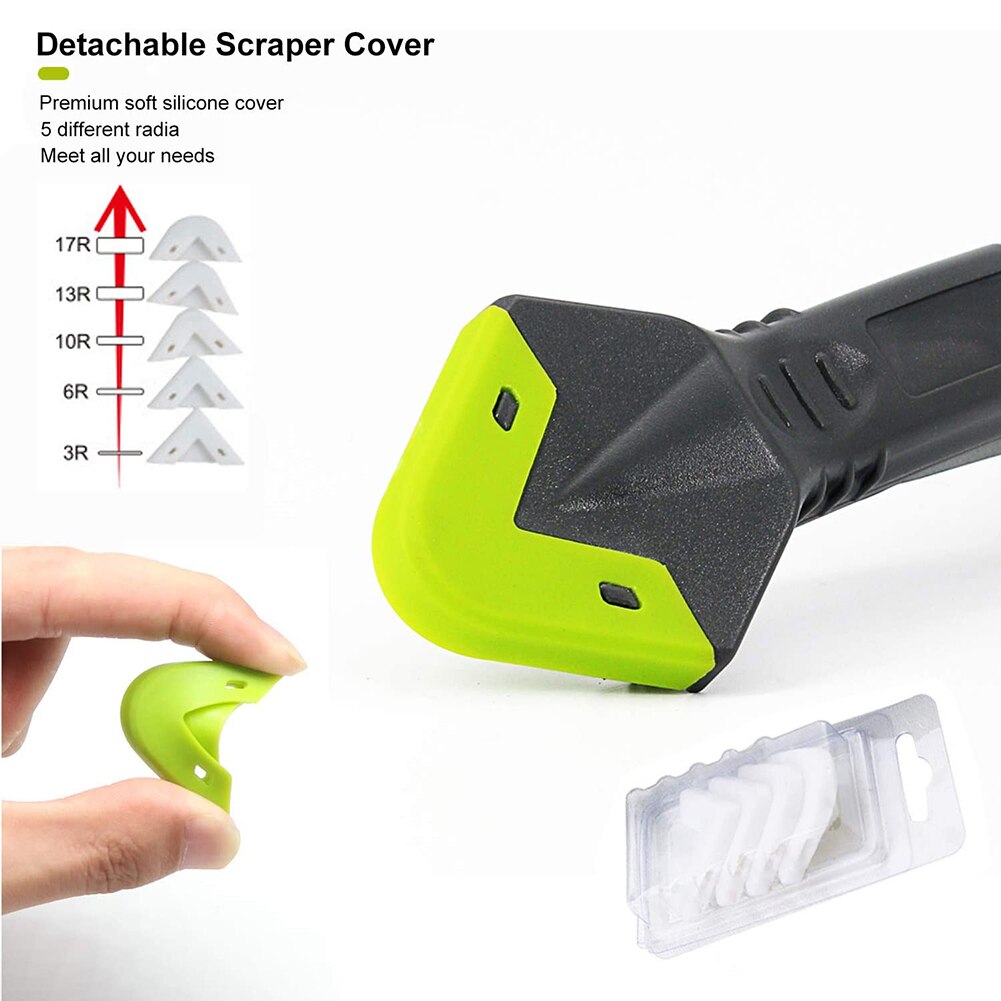 5In1 Silicone Remover Smooth Scraper Remover Grout Kit Tools Plastic Hand Tools Set Kitchen Gadgets Accessories