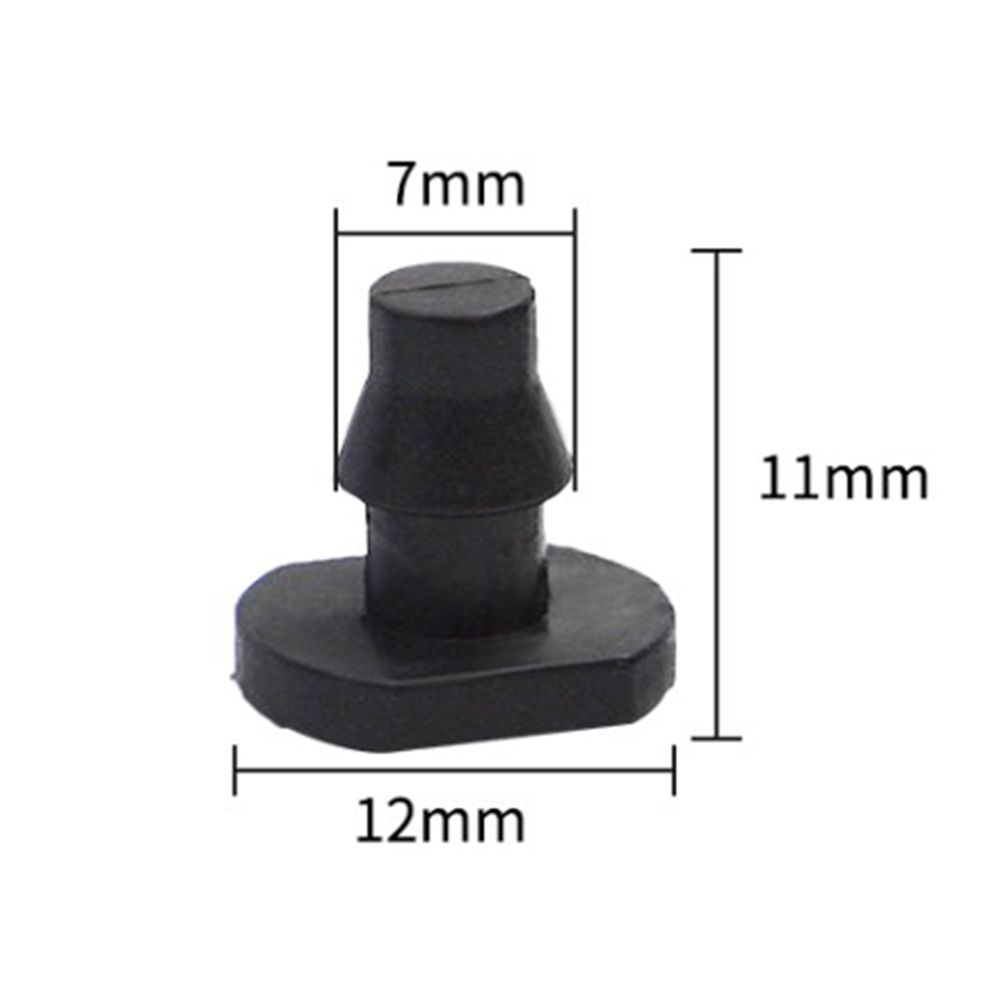 100Pcs 1/4 &quot;Tuinslang Plug End Water Seal 4/7 Slang End Connectors Irrigatie Plug