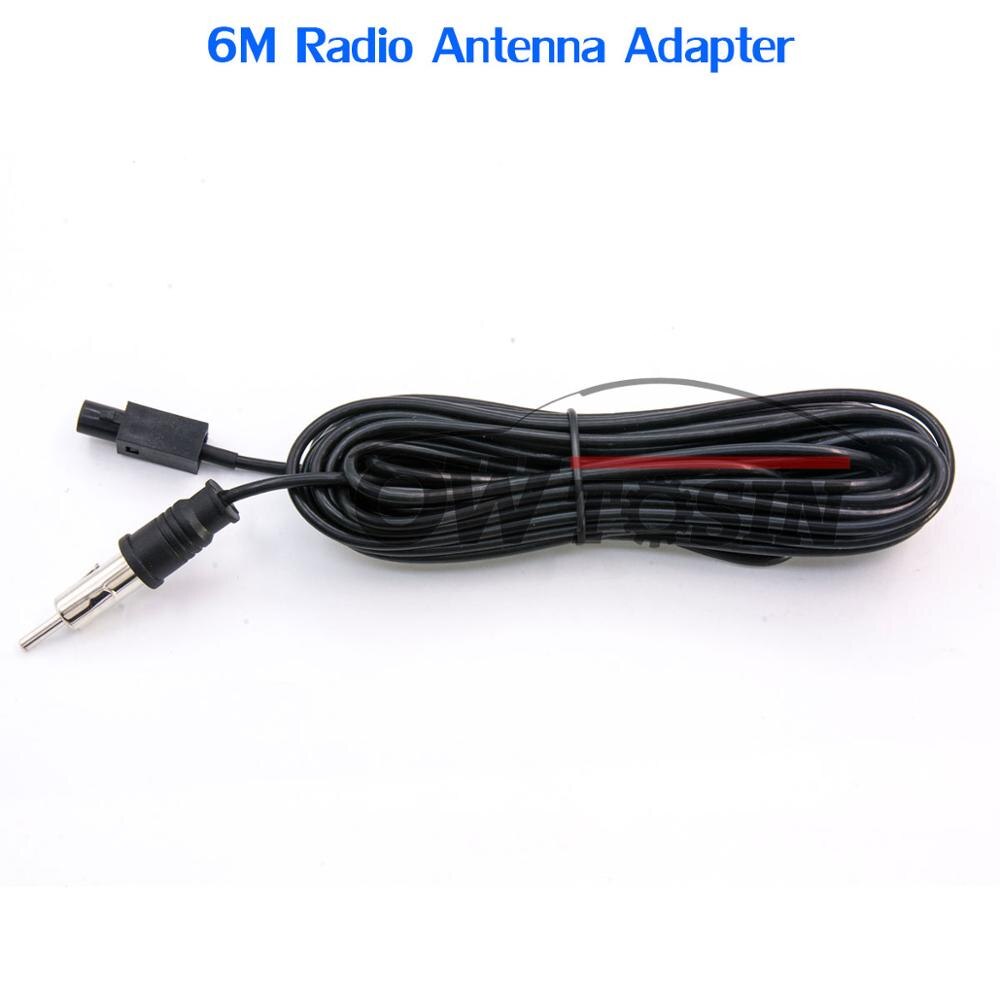 Adaptateur de harnais court Canbus à double canal avec prise 12 broches, adaptateur d'antenne Radio pour BMW, 6M: Radio adapter
