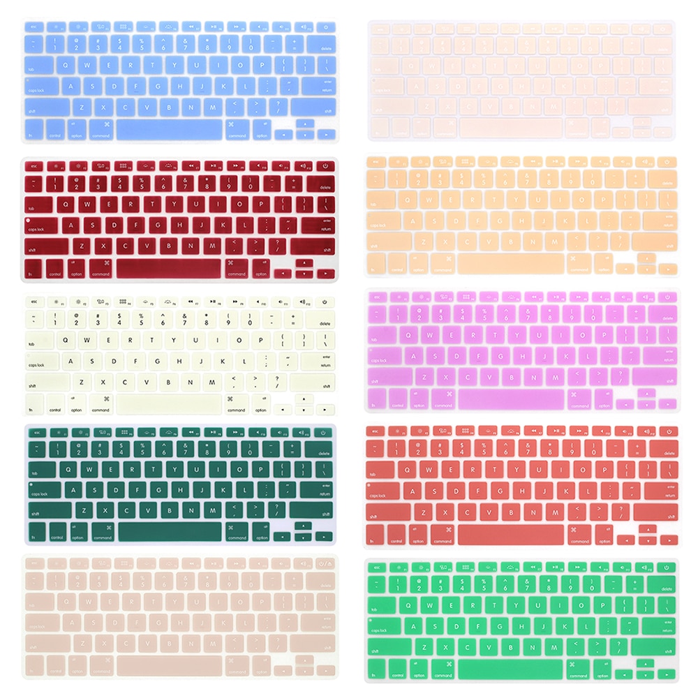 Laptop keyboard cover for macbook air 13inch model A1466 A1369 U.S. Edition Us-Enter English text Keyboard protective film