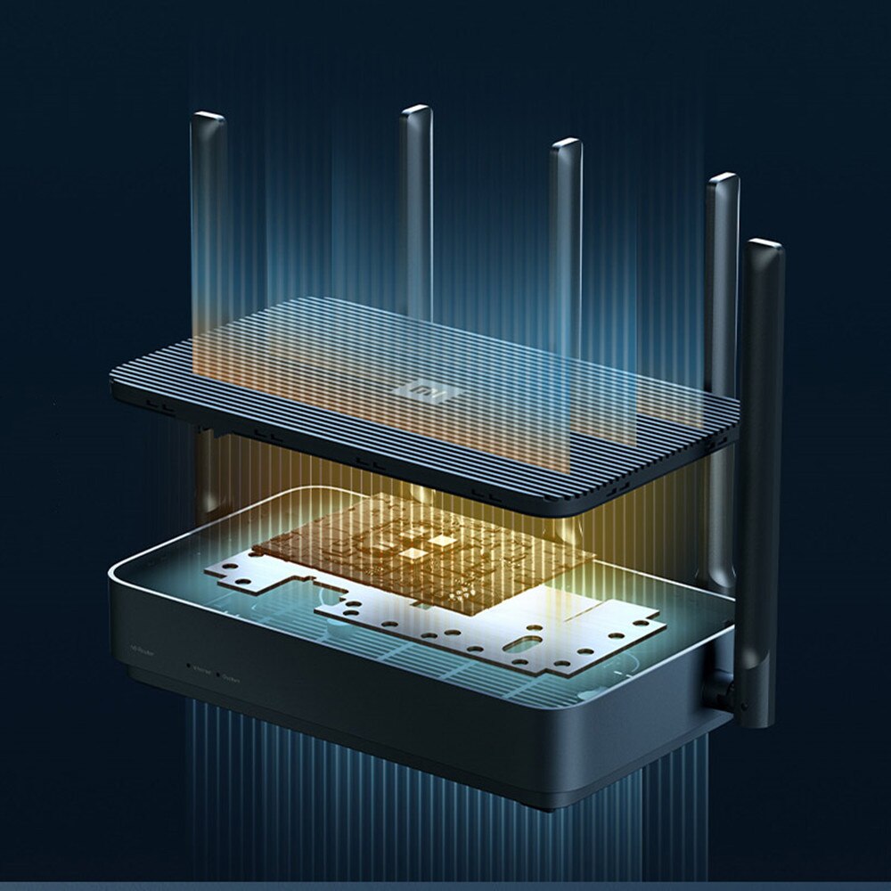 Xiaomi Router 4 Pro Gigabit 2.4G/5.0GHz Dual-Band 1317Mbps 128RAM Wifi Repeater 5 High Gain Antennas Wider IPv6 Wireless Router