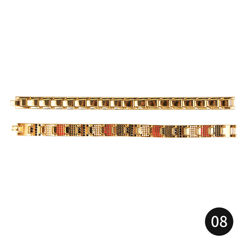 Gewichtsverlies Mannen Vrouwen Armband Energie Magneten Afslanken Bangletwisted Magnetische Therapie Gezondheidszorg Sieraden: Type1 08