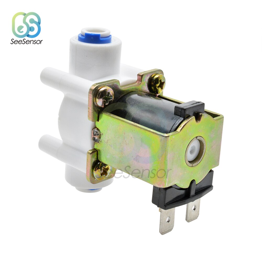1/4" Plastic Solenoid Valve 12V 24V Magnetic Washing Machine Dispenser Drinking Water Pneumatic Pressure Controller Switch