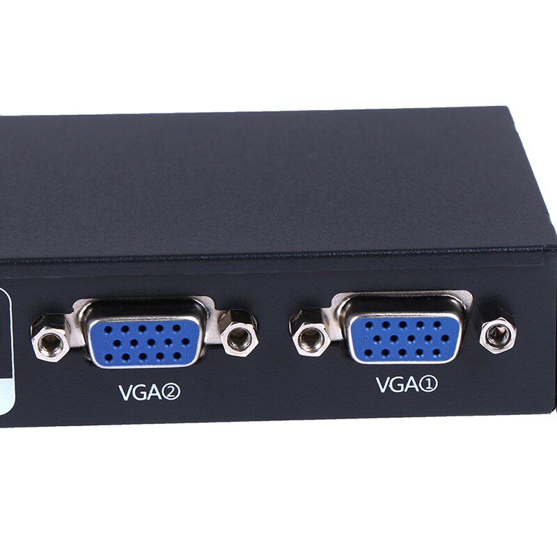1PCS 2 Port Computer VGA Switcher Sharer KVM Switch Resolution 1920 x 1440