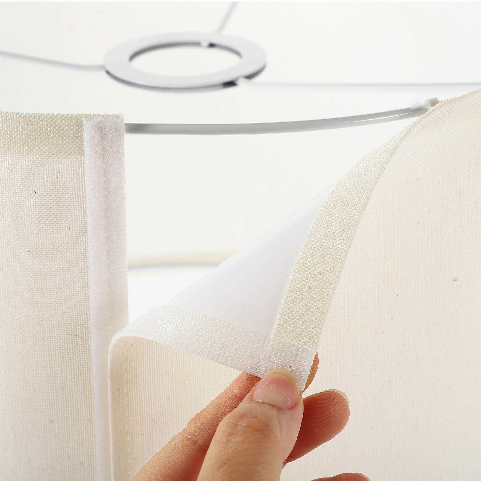 Abat-jour moderne en lin naturel, abat-jour à tambour de remplacement pour lampe de Table, lampadaire, décoration de maison
