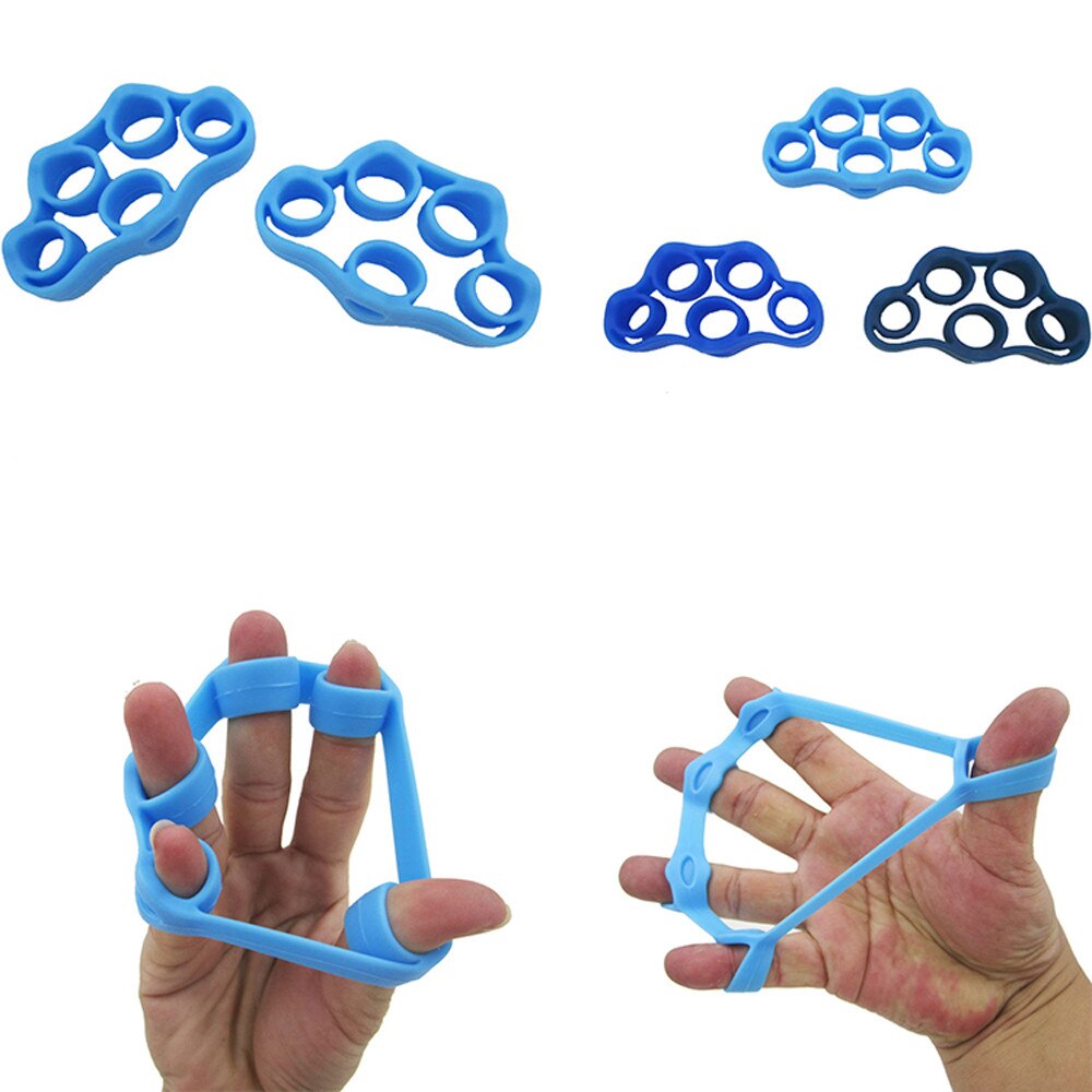 Fidget Toys Stress Hand Finger Strength Exerciser Trainer Strengthener Grip Resistance Band Tension Anxiety Relife Toys