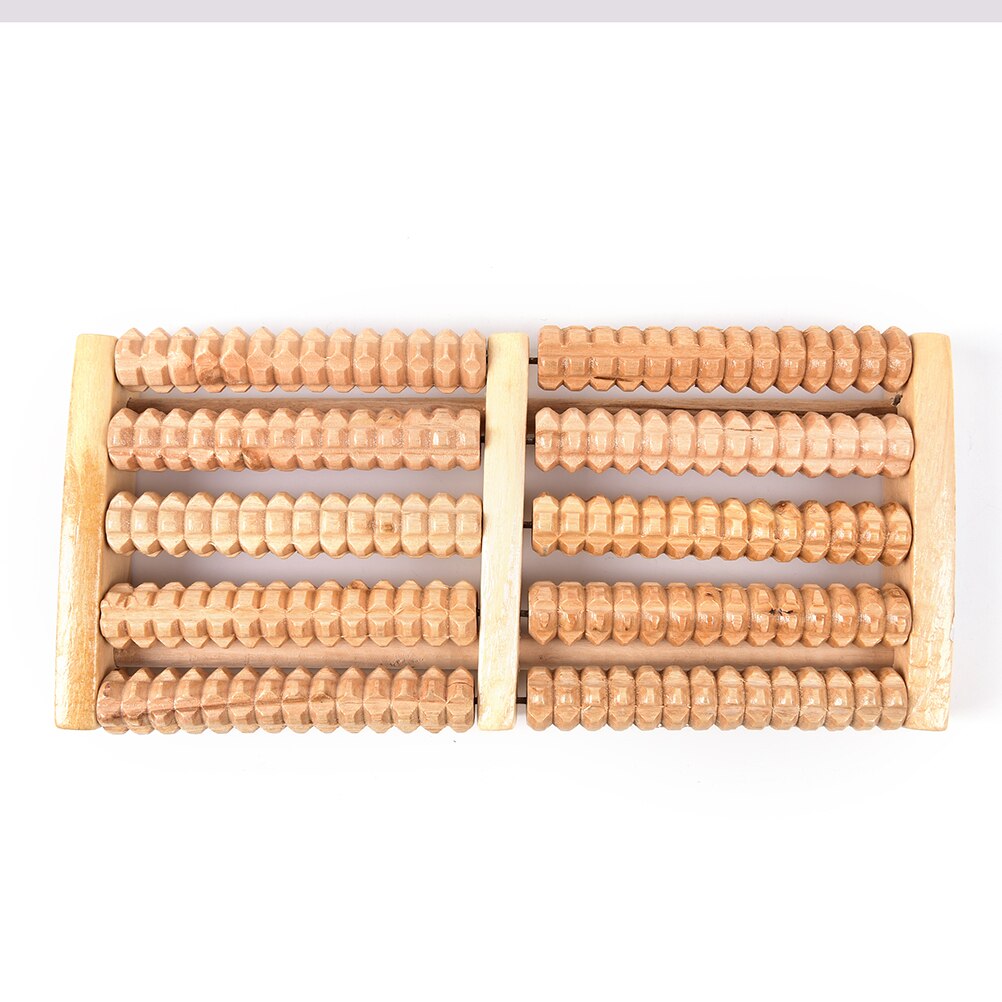 Jetting 1Pc Houten Roller Voet Massager Stress Relief Gezondheid Therapie Relax Massage Tools Voor Voet