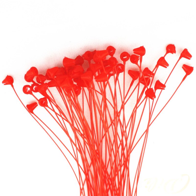 1000pcs/lot 5'' red hang tag loop lock garment tag loop lock price label tag fastener