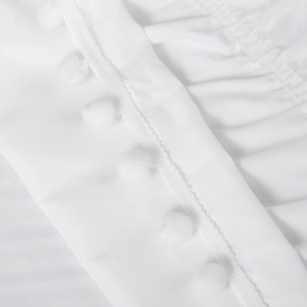 Tassle BedSkirt Knoten Wrap Um Elastische Bett Shirts Ohne Bett Oberfläche Bett Röcke Twin/Full/Königin/König home Hotel Verwenden
