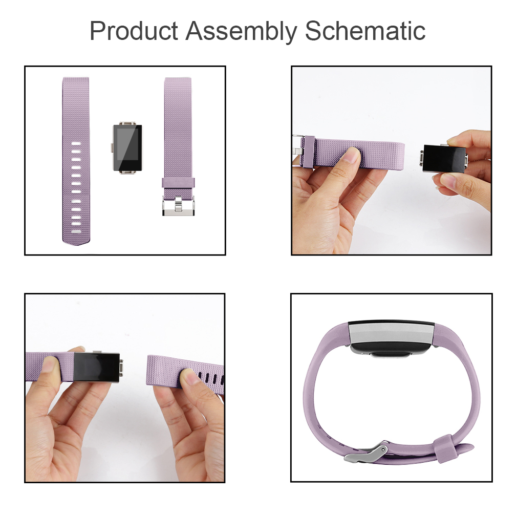 Correa suave de TPU para Fitbit Charge 2, correa de reloj inteligente, pulsera para Fitbit Charge 2, repuesto de pulsera