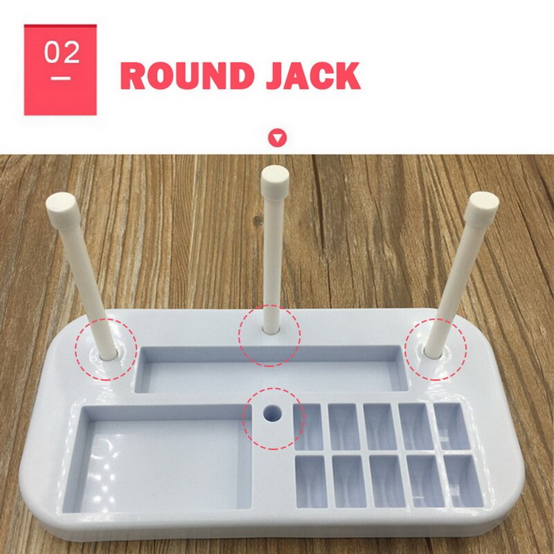 Thread 3 Spool Holder Stand Rack Sew Quilting for Home Sewing Machine Sewing Thread Organizer Spool Stand Holder