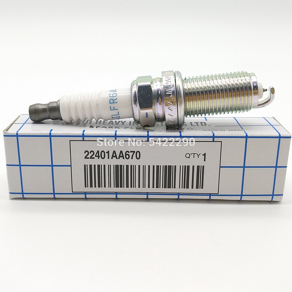 4-6Pcs 22401AA670 Iridium Bougie Fit Voor Subaru Forester Impreza Legacy Outback Tribeca Wrx Tribeca 2.5L 3.6L SILFR6A 7913