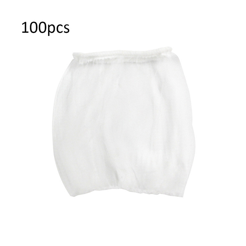 30/100PCS Reusable Garbage filter Bag Kitchen Bathroom Trash Sink Strainers Hair Waste Bin Filter Bag Shower Drain Sieve Net Bag: 100PCS