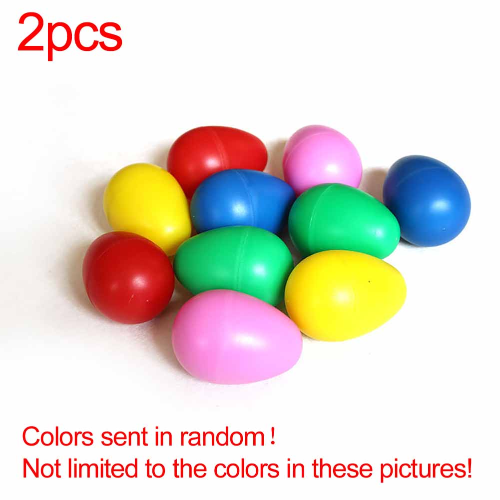 Colorful Plastic Sand Eggs Musical Instruments Early Education For Children Practice Baby Listening & IQ