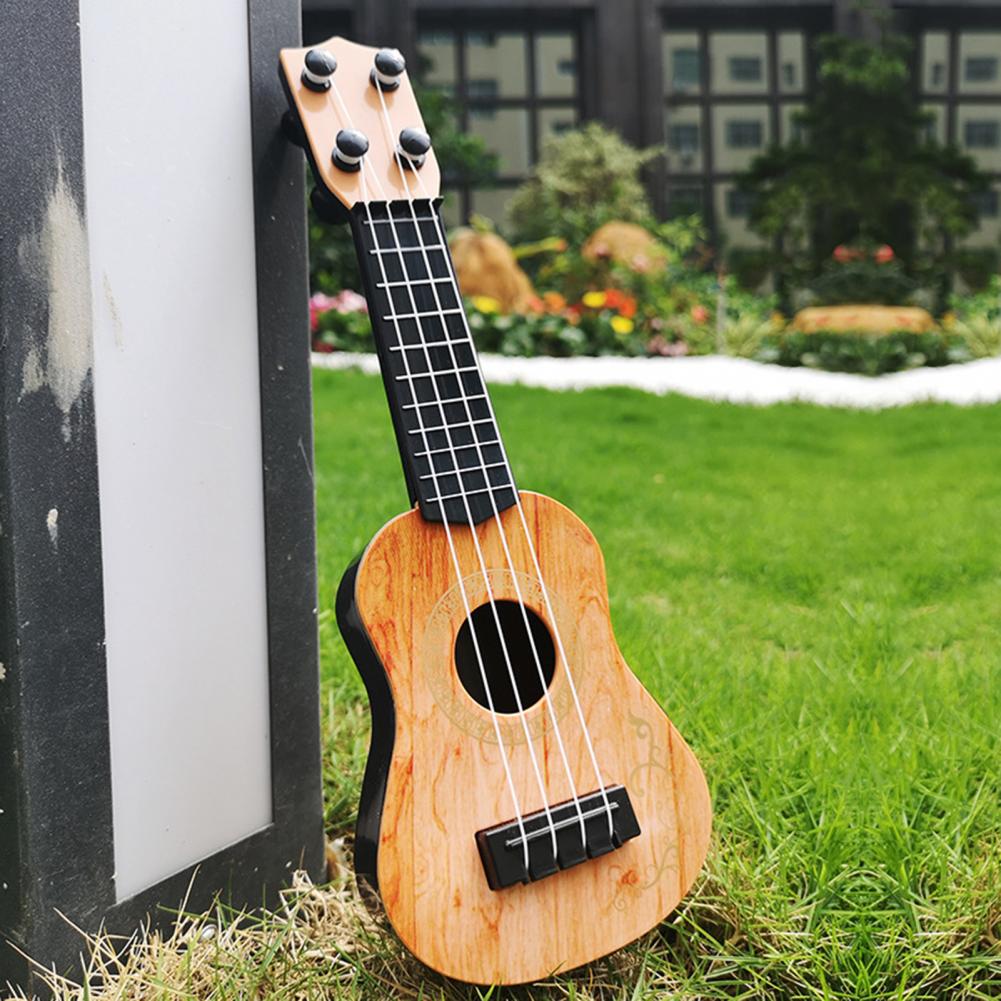 Educational Ukulele Toy Smooth Surface Adjustable Tues Baby Classical Ukulele Instrument Guitar Toy Classical Instrument