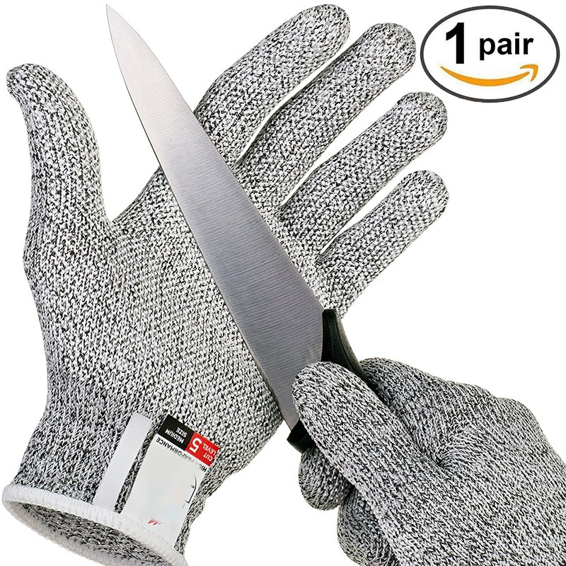 Thuis Keuken Anti-Cut Cut Proof Handschoenen Steekwerende Roestvrij Staaldraad Metalen Mesh Butcher Snijbestendige veiligheid Handschoenen