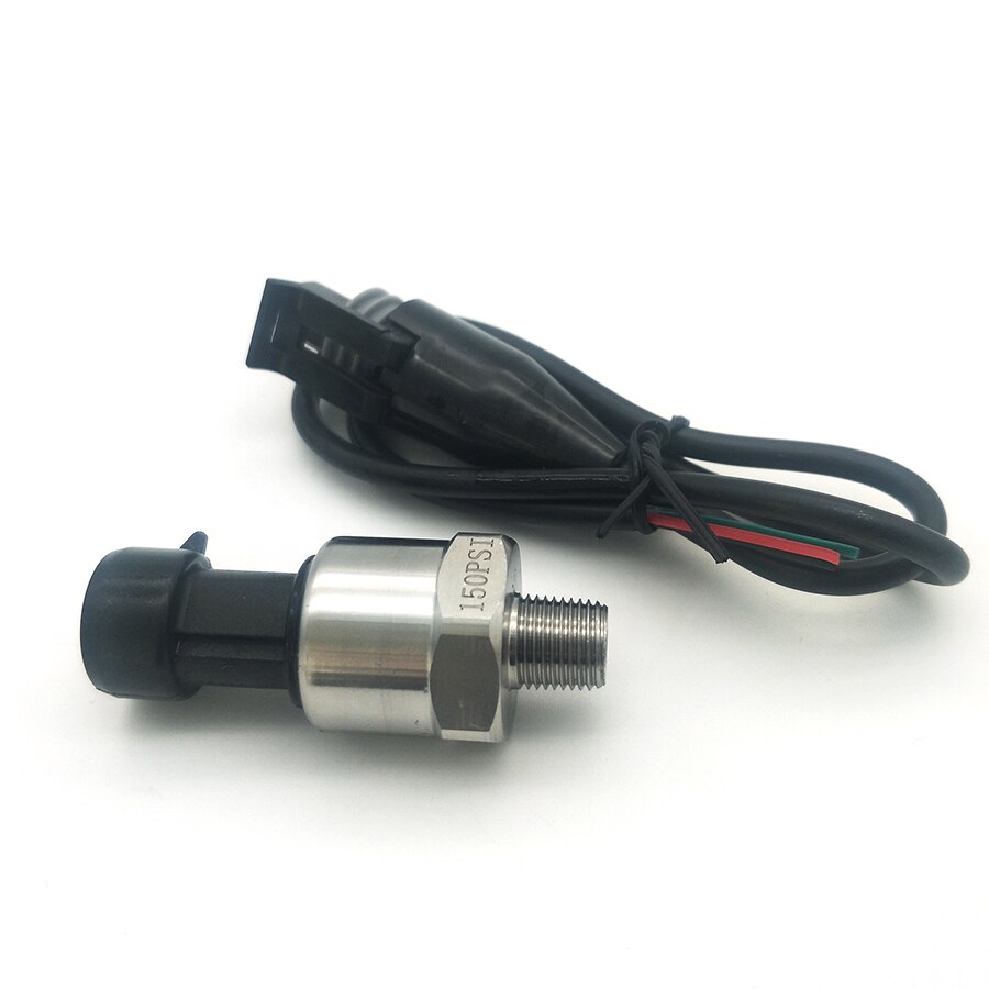 0-150 psi trycksensor olja bränsle luft vatten tryckgivare 1/8 &quot; npt tråd