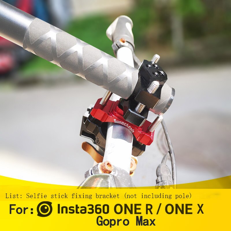 Motorcycle Camera Monopod Holder Handlebar Mount Bracket for GoPro &amp; Insta360 One X2 R bicycle Invisible Selfie Stick Accessory: Option 6