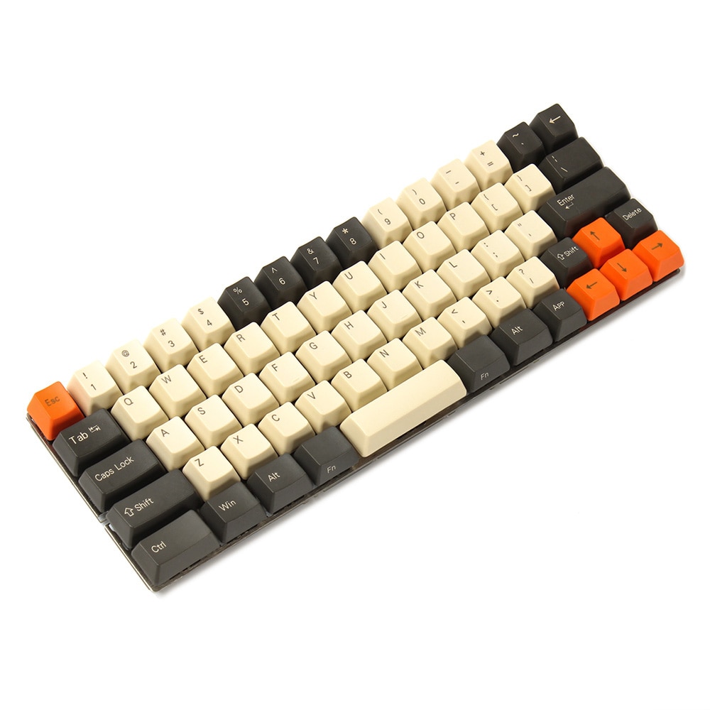 YMDK carbone blanc bleu noir rouge Minila Keyset épais PBT OEM profil Keycaps pour Filco Minila YD60M