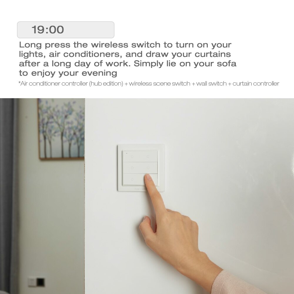 Opple Scene Switch Wireless Two Four Six Buttons Edition