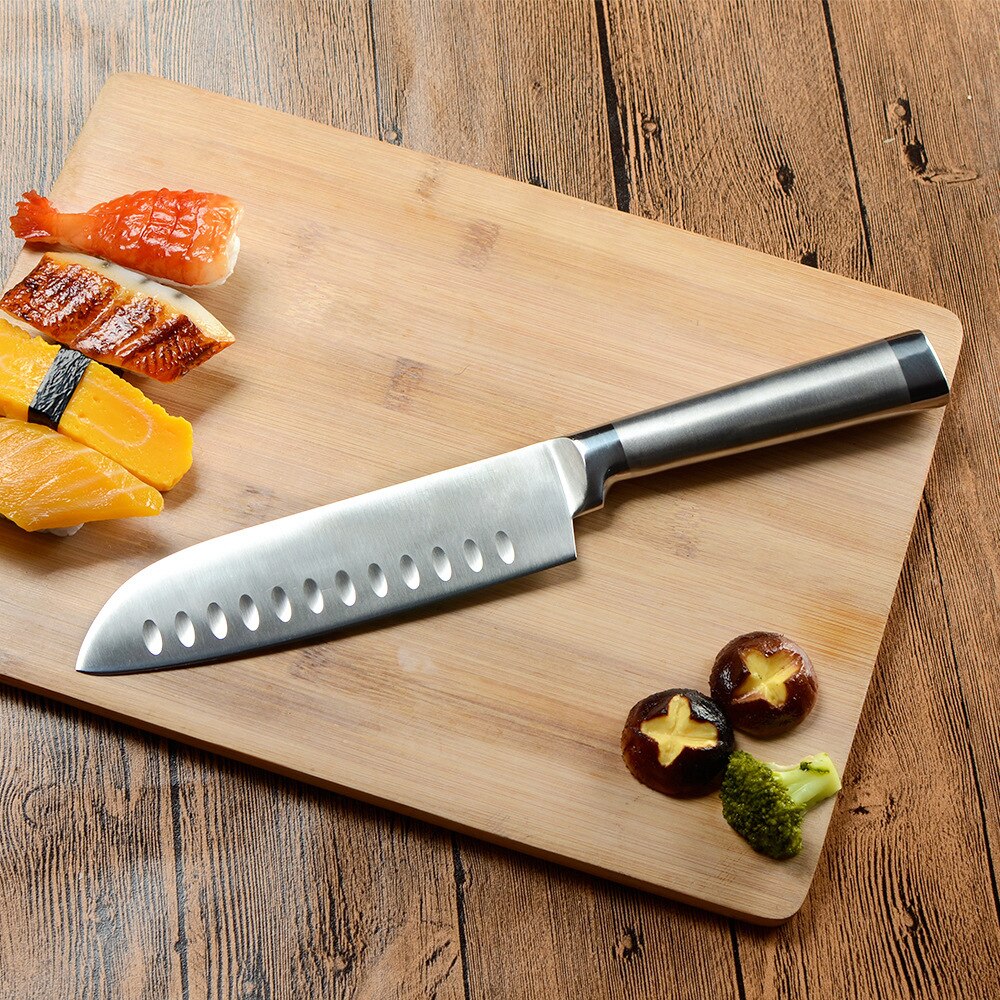 Kitchen Knife Set 7Cr17mov Germany Stainless Steel Chef Knives Fruit Utility Santoku Chef Slicing Bread Sharp Cooking Knife