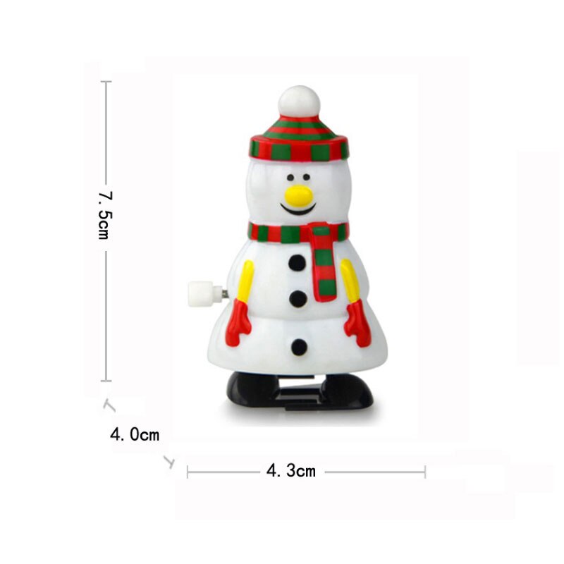 Christmas Clockwork Jumping Toys Children Mini Christmas Vintage Santa Claus Snowman Wind Up Toys for Kids Funny: Christmas Snowman