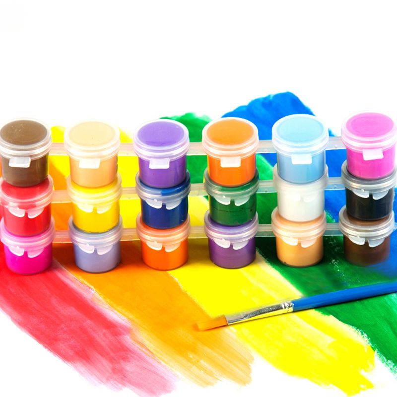 3ml/5ml 6/8 farben freundlicher zeichnung DIY acryl malen waterbrush Pigment einstellen, für kleidung textil stoff, papier, bambus, leder