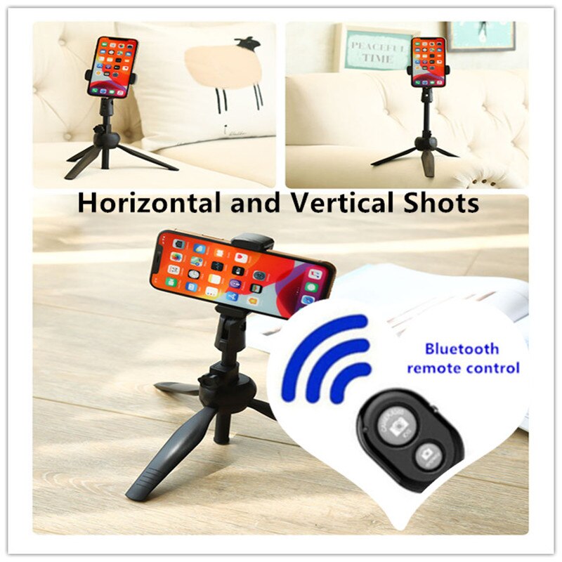 tripod Selfie Stick for smartphone Portable camera tripod Bluetooth Selfie Stick camera holder foldable phone stand