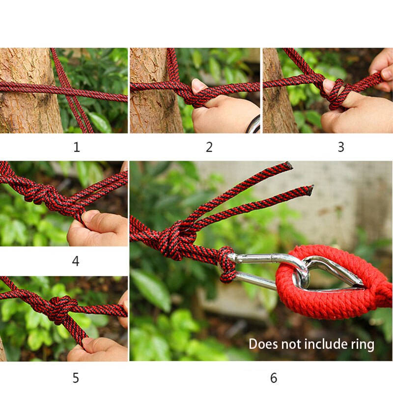 Outdoor Furniture Canvas Fabric Double Wood Spreader Bar Stick Hammock Tent Outdoor Camping Swing Hanging Two-person Hammock Bed