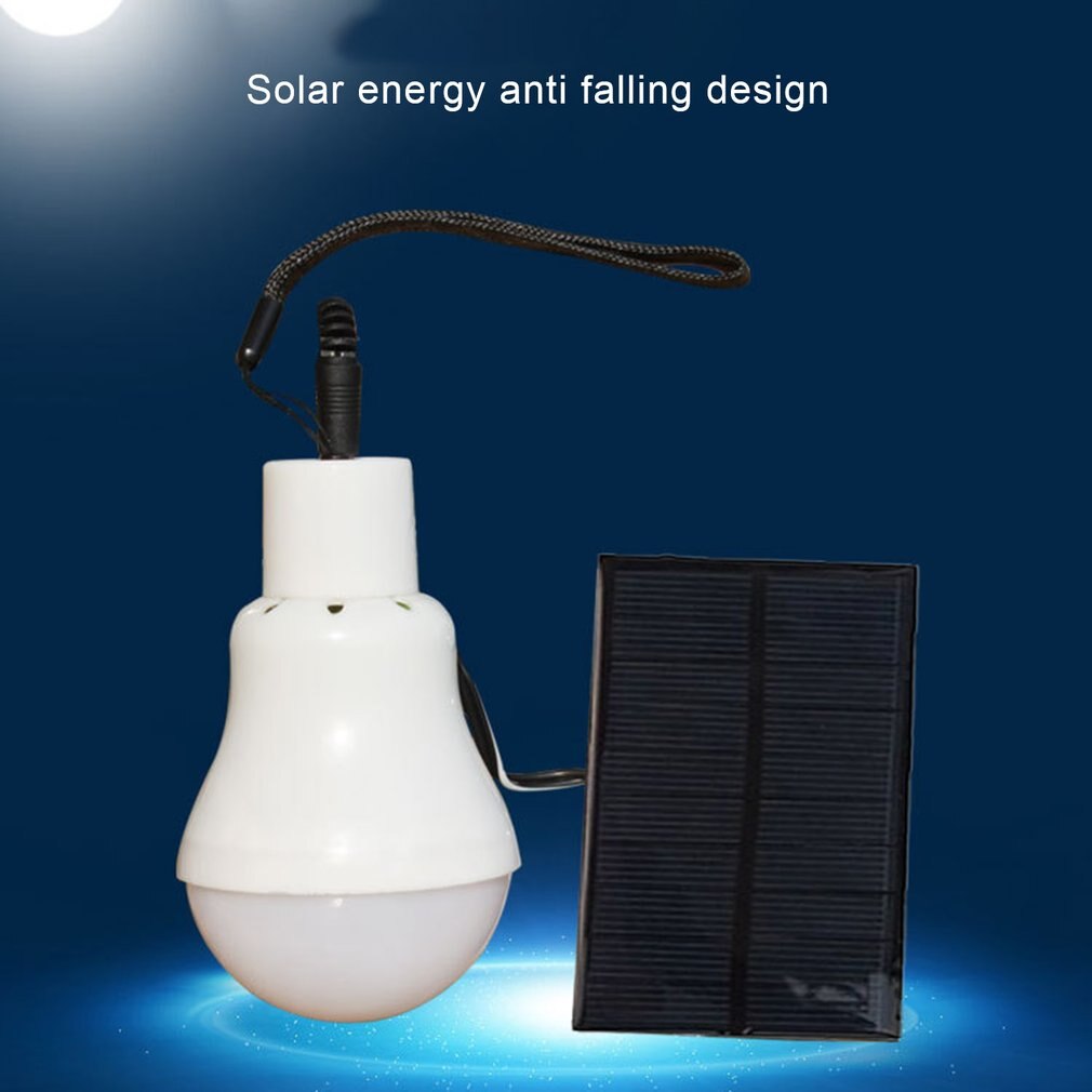 Outdoor Super Bright Solar Led Emergency Light Night Market Outdoor Beach Light Bulb Practical Solar Light