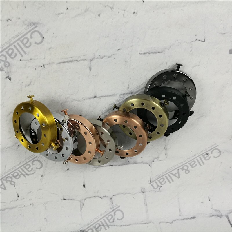 E27 Houder D70mm * H12mm Lampenkap Ring Fitter Ijzeren Schaduw Vaste Cup Vintage DIY Verlichting Schaduw en Socket Aangesloten Houder