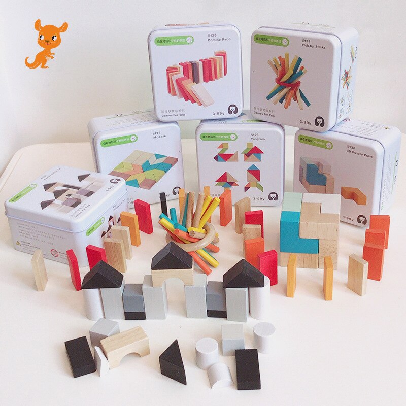 toys Wooden Early Learning Education Intelligence Building Block Disassembly Toys Children Cognitive Interactive Game Toys