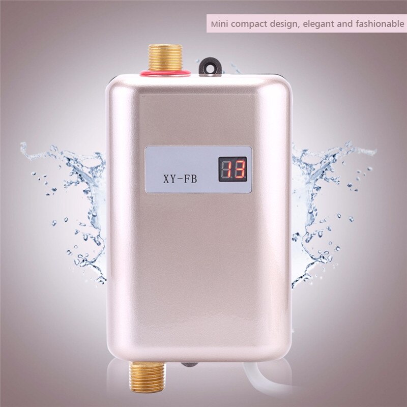 ALDXY57-XY-FB, mini chauffe-eau instantané, petit trésor de cuisine à chauffage rapide, chauffe-eau électrique à température constante de douche.