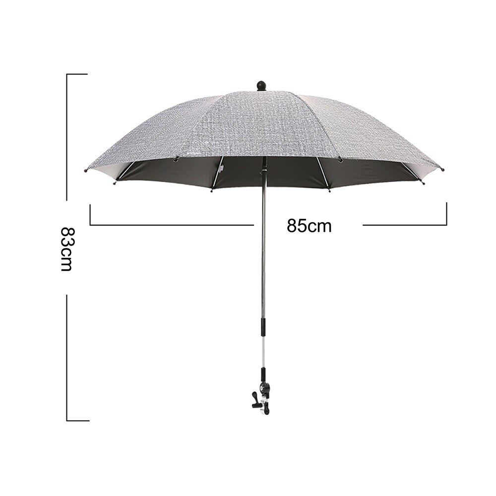 Baby Stroller Umbrella Adjustable Detachable Pram Baby Stroller Cover UV Rays Sun Parasol Umbrella Rain Protecter Outdoor Tools: 09